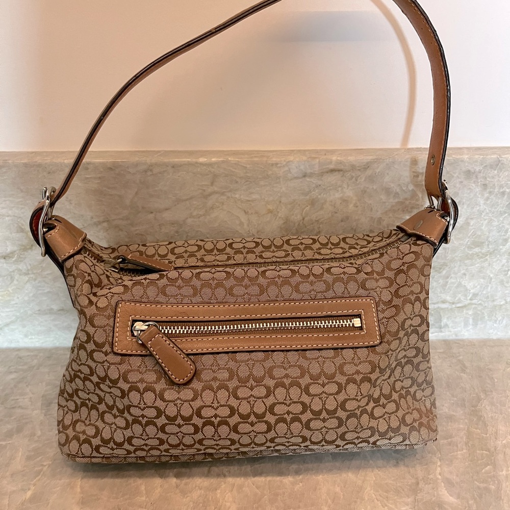 Coach Purse signature pattern canvas